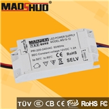 small size DC12V 15W constant voltage led power supply for strip light