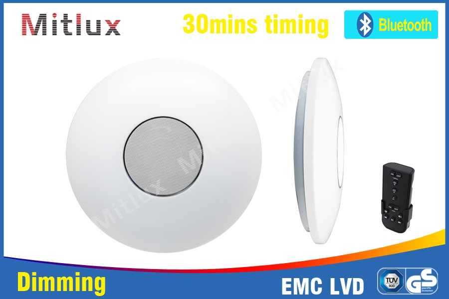 Mitlux Ceiling Lamp With Bluetooth Speaker Ceiling Light Led
