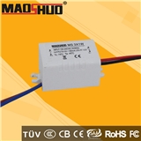 Plastic housing 3-1x1w led driver constant current for lighting