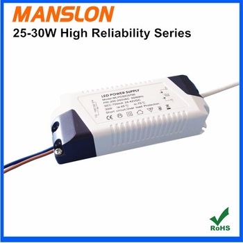 constant current 700mA 800mA 25W 30W LED driver power supply switching