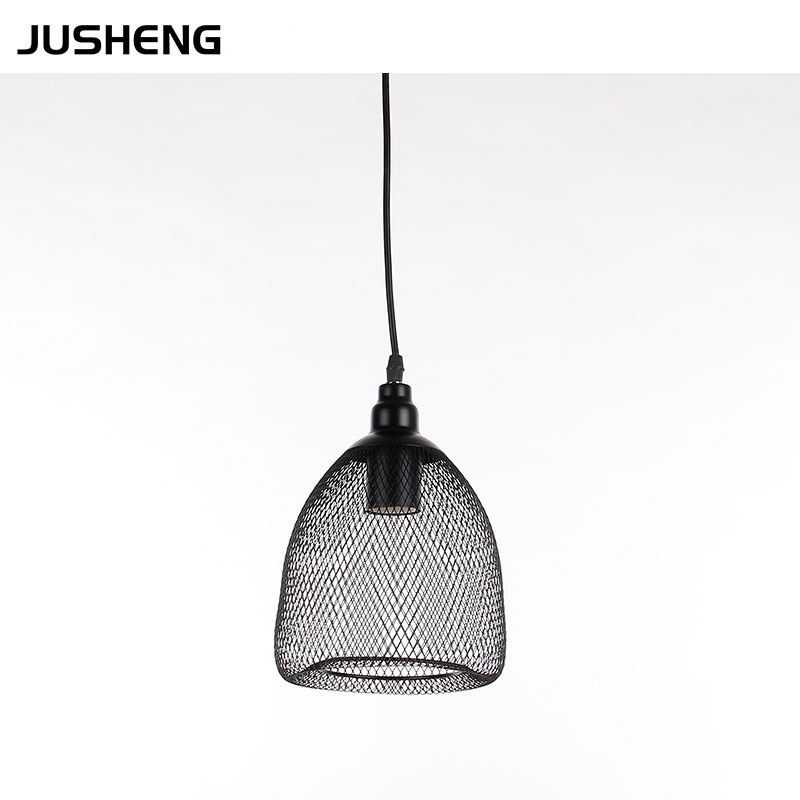 Mesh Shade E27 Light Bulb Indoor Living Room Pendant Light