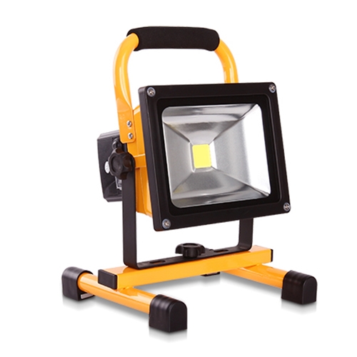 Rechargeable LED Flood Light 20W With Dimmer Switch Magnetic Feet