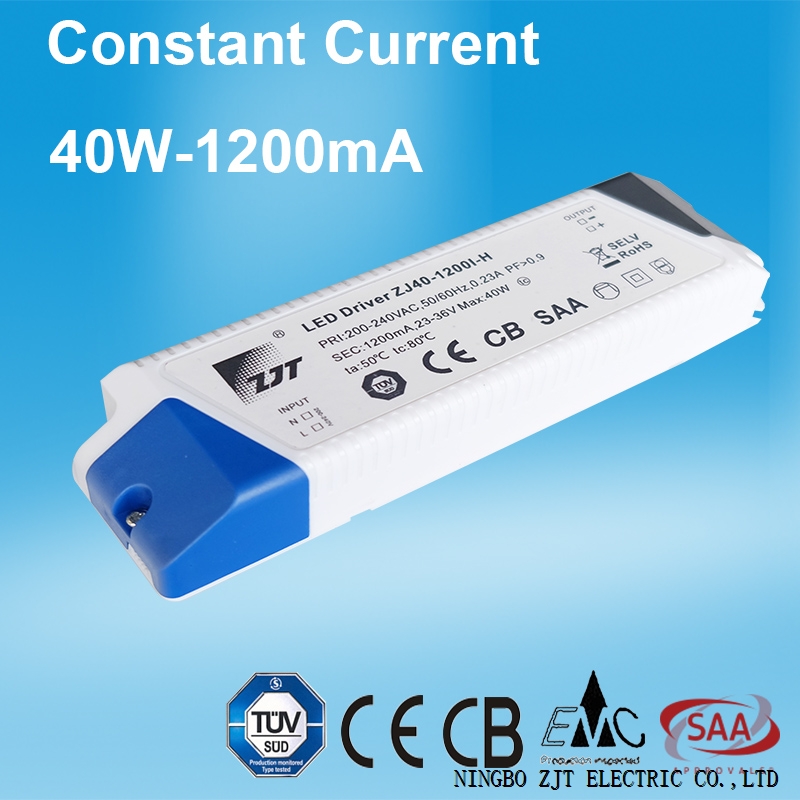45W 1200mA Constant Current LED Power Supply With CE CB