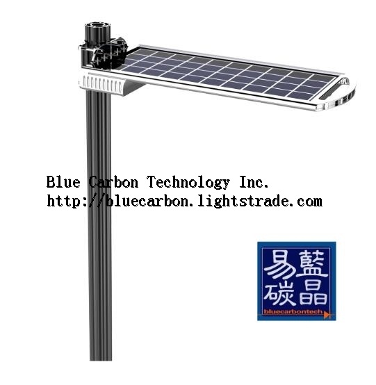 easy to install to pole and wall 6w led solar garden light