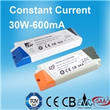 30W-600mA CONSTANT CURRENT LED DRIVER WITH CE CERTIFICATE