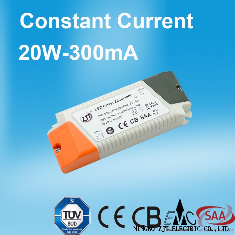 20W 300mA Constant Current LED Power Supply With CE CB SAA