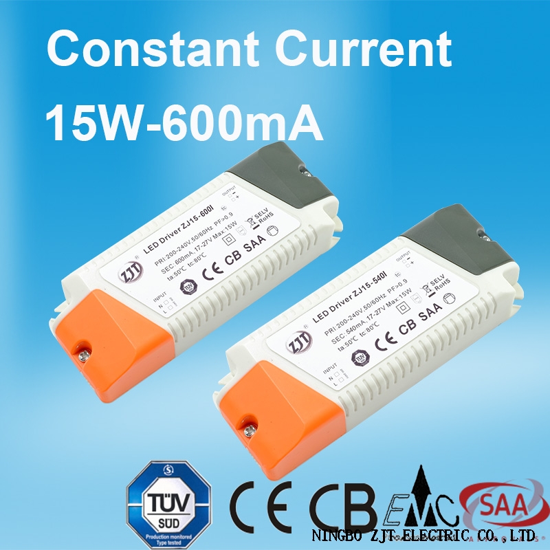 15W Constant Current LED Power Supply With 600mA Current