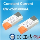 CE Approved 6W 250mA Constant Current LED Power Supply