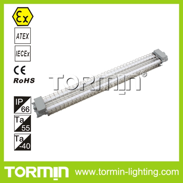 ATEX high lumen output T5 tube Explosion proof Fluorescent extension Light fixtures