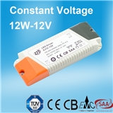 12W 12V Constant Voltage LED Power Supply With TUV CE CB EMC SAA