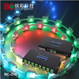 BC-216 16 channels Artnet to SPI program controller pixel light controller DC5V-24V