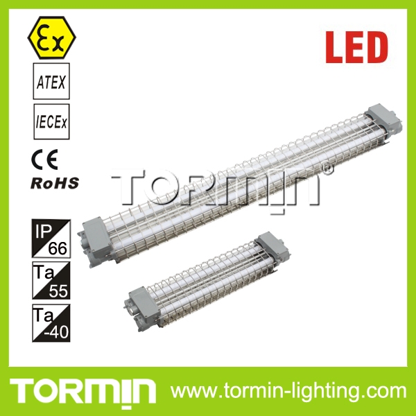 Oil chemical ATEX approved manufactures LED Explosion proof T8 Tube light
