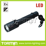Rechargeable lithium battery LED waterproof torch Explosion Proof Flashlight
