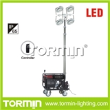Four-Lamp Remote control mobile light tower