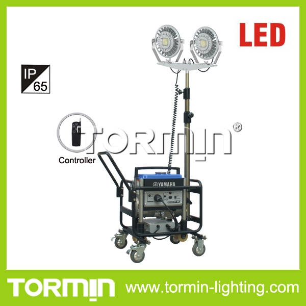 High lumen output Portable LED Light Tower