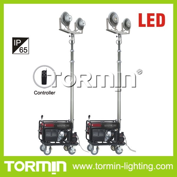 Two-lamp High-tech Remote Control Mobile Light Tower