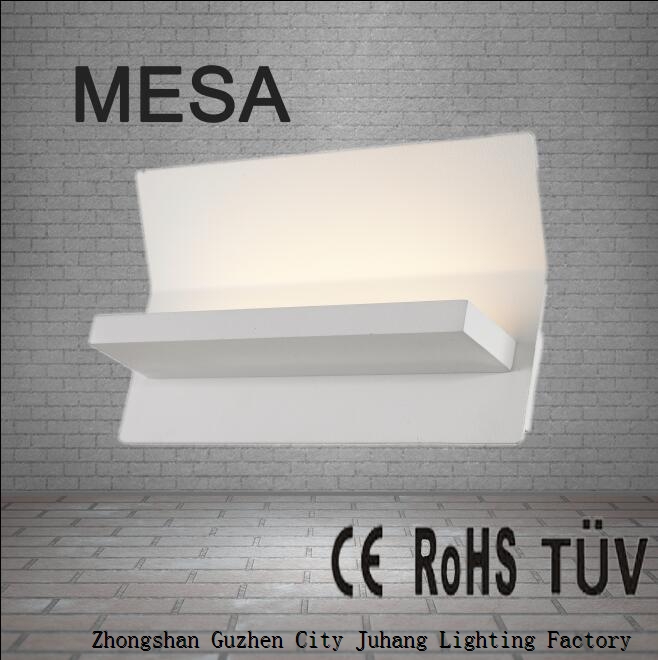 6W wall light Aluminum and acrylic like panel personal computer led wall lamp AC85-265V Specially