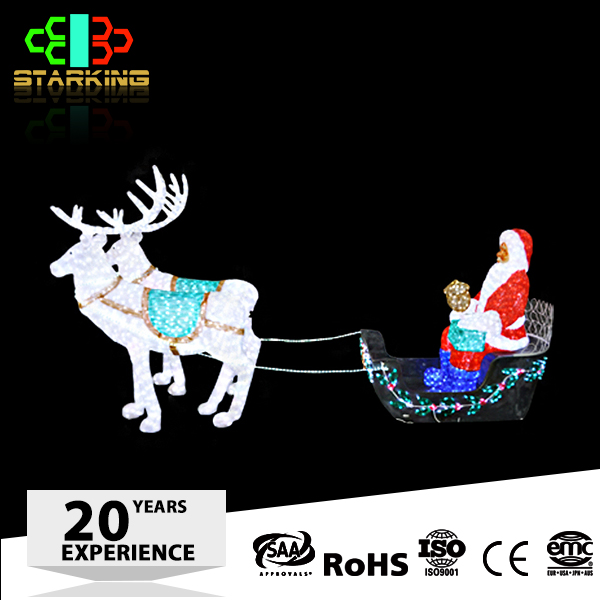 New product Christmas led Deer cart light