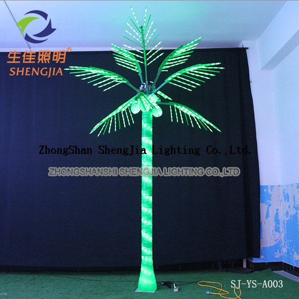 Hight simulation Led illuminate coconut tree