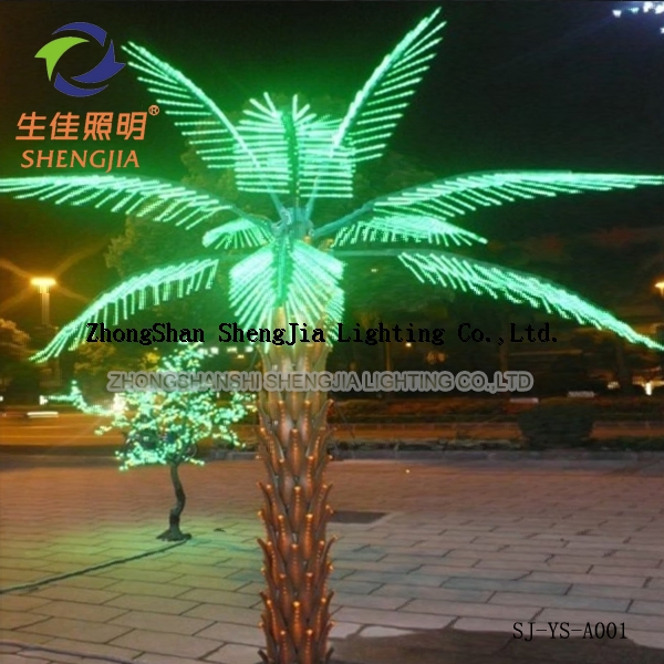 2016 New ptoduction LED coconut palm tree light