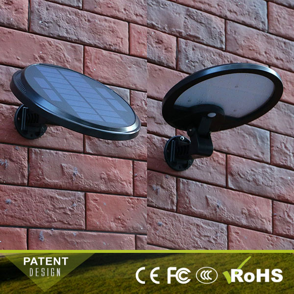 Solar Lights for Home Garden pir motion sensor wall led light 500 lumens