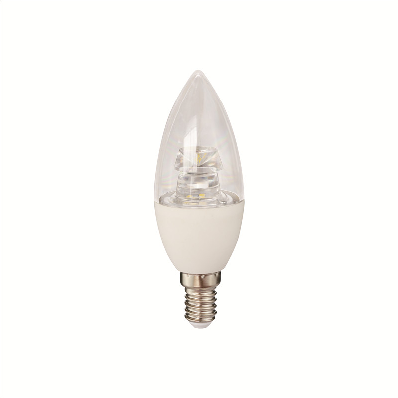C37 LED crystal candle lamp 6W