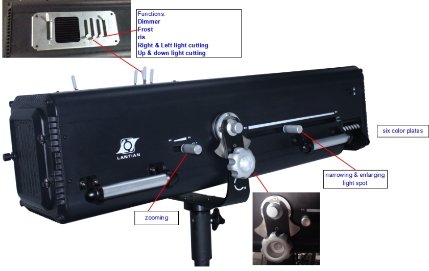 15R Dimmable Hri Follow Light for Theater Lighting