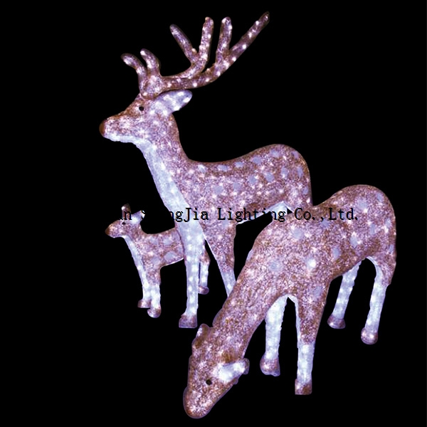 Led christmas decoration deer animal motif light