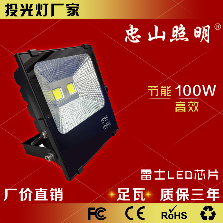 High quality 100W outdoor flood light IP65 Water proof high lumens factory price