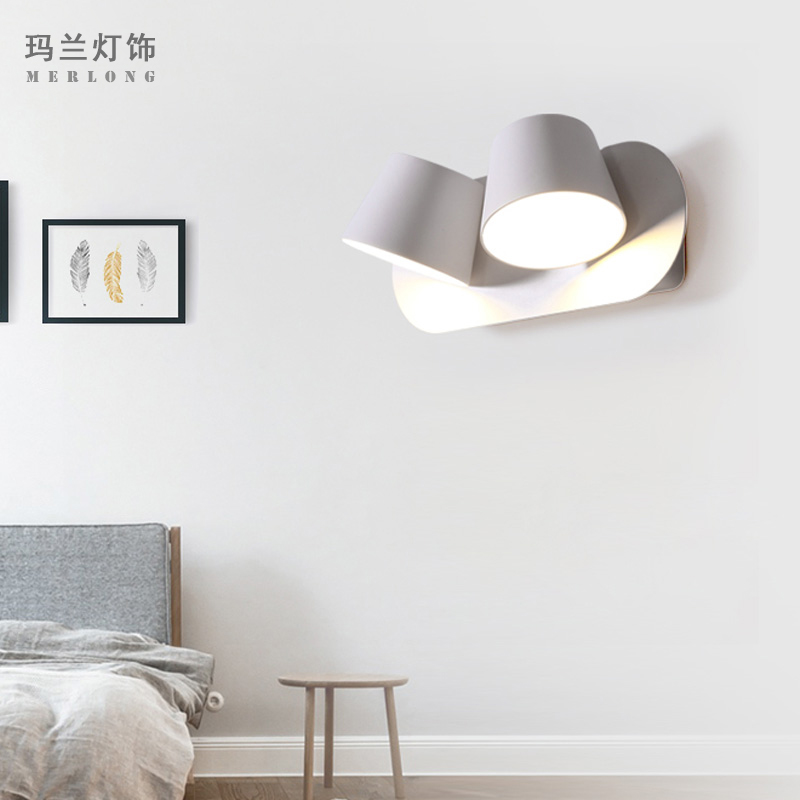 Modern LED Light Fashion Contemporary Simple Decorative Quality Bedroom Hotel Project Wall Lamp