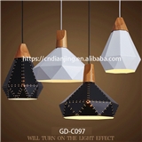 New Design Wood Aluminum Simple Modern Hanging Lamp