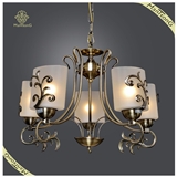 Suspended Chandelier Antique Brass Light Fixture Classic Decorative Lighting Chandelier