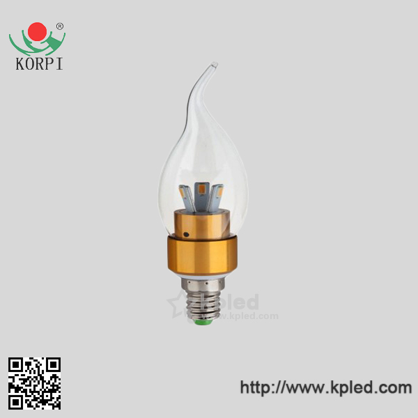 3W led candle bulb for Crystal light