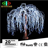 Christmas outdoor decoration artificial led willow tree light