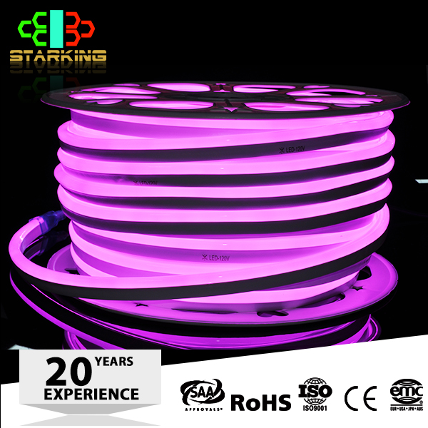 IP65 220V 100m single color led neon light flex rope light