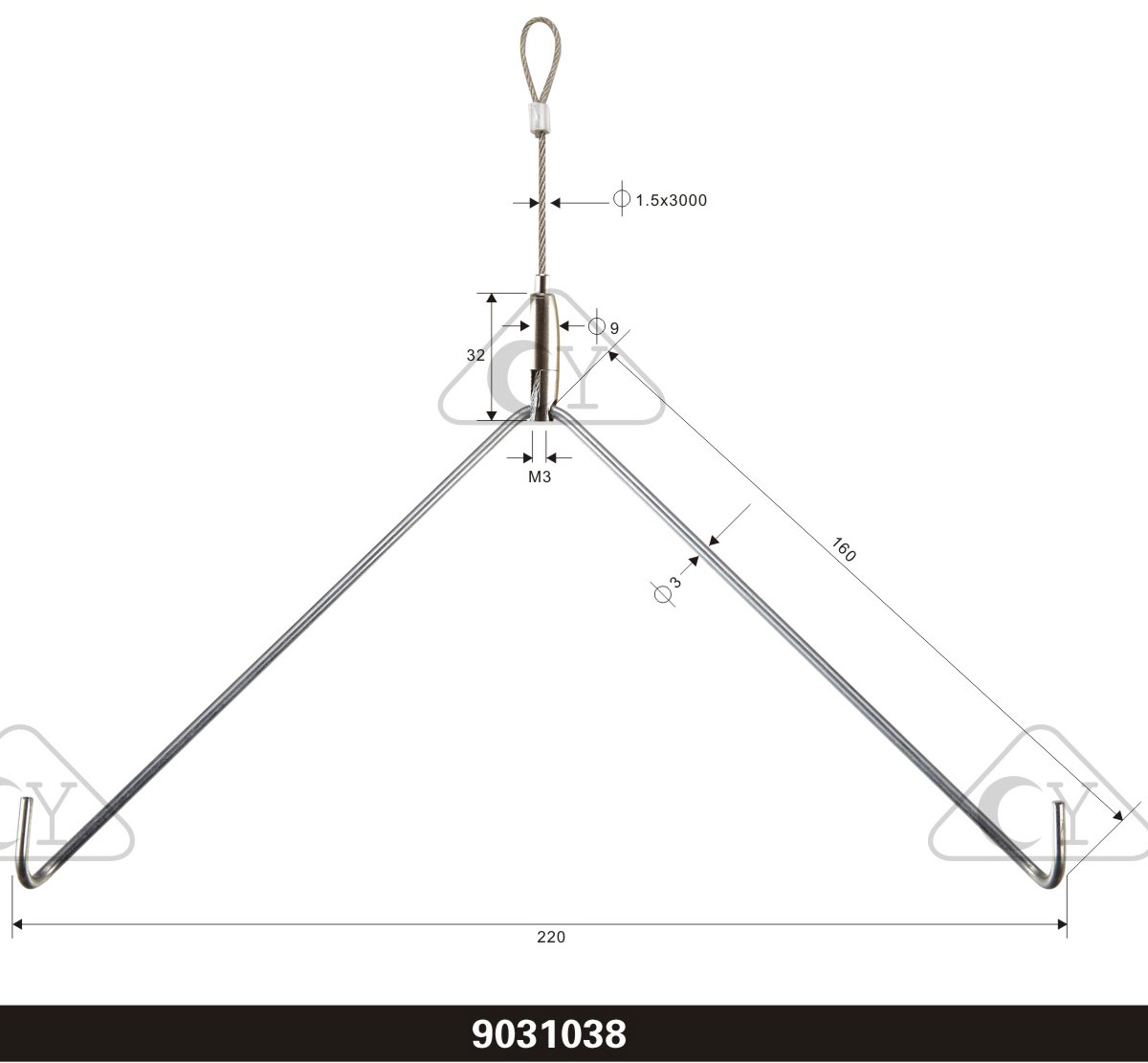 9031038 suspension wire