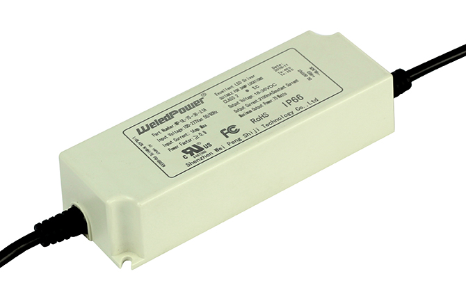 27-75 Watt Constant Current LED Driver IP66 WP-UL-75-36