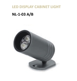 Rotary jewelry cabinet lamp with high color rendering index of high brightness adjustable angle show