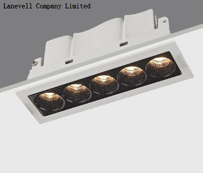 Copy Igzzini 5 head Multi Head Led Recessed Light Recessed Laser Light With Cree COB LED Chip