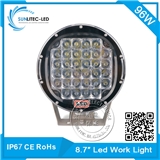 sunlitec 96w 185w 225w cree led driving light for truck