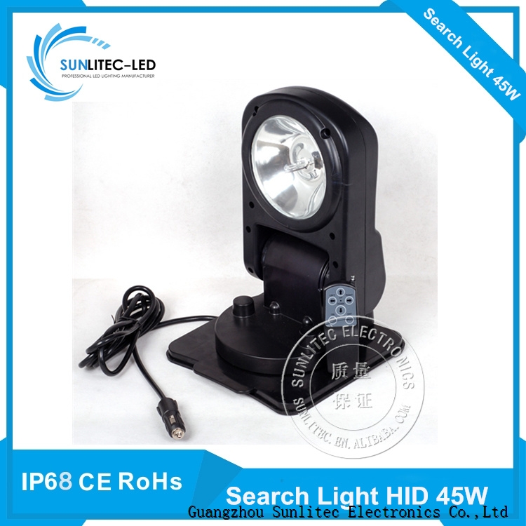 hid led 45w led search light from sunlitec electronics