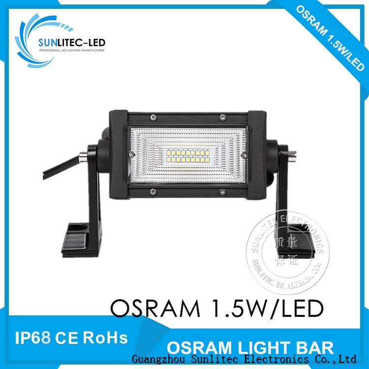 OSRAM side brackets IP68 led light bar