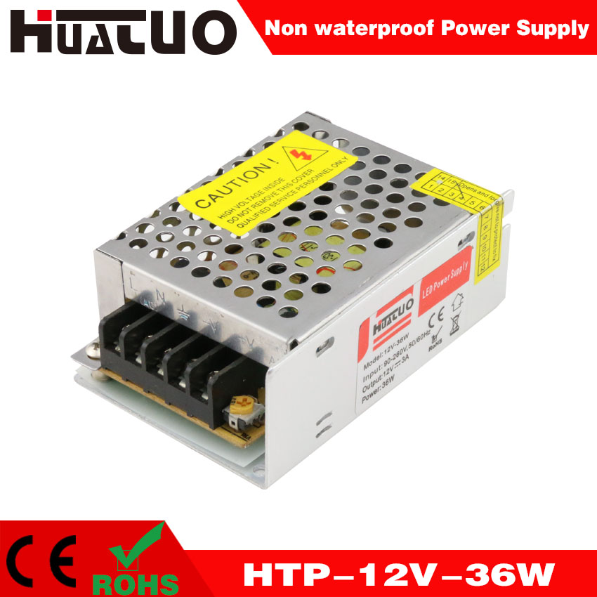 12V-36W constant voltage non waterproof LED power supply