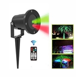 Red and green static firefly garden laser for outdoor