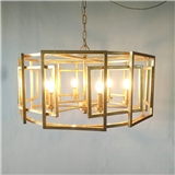 Classical bedroom pure white linen droplight High-end fashion household bedroom ceiling chandeliers