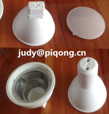 Factory Direct High Pressure Die Casting GU10 LED Bulb Housing With Electrostatic Spraying