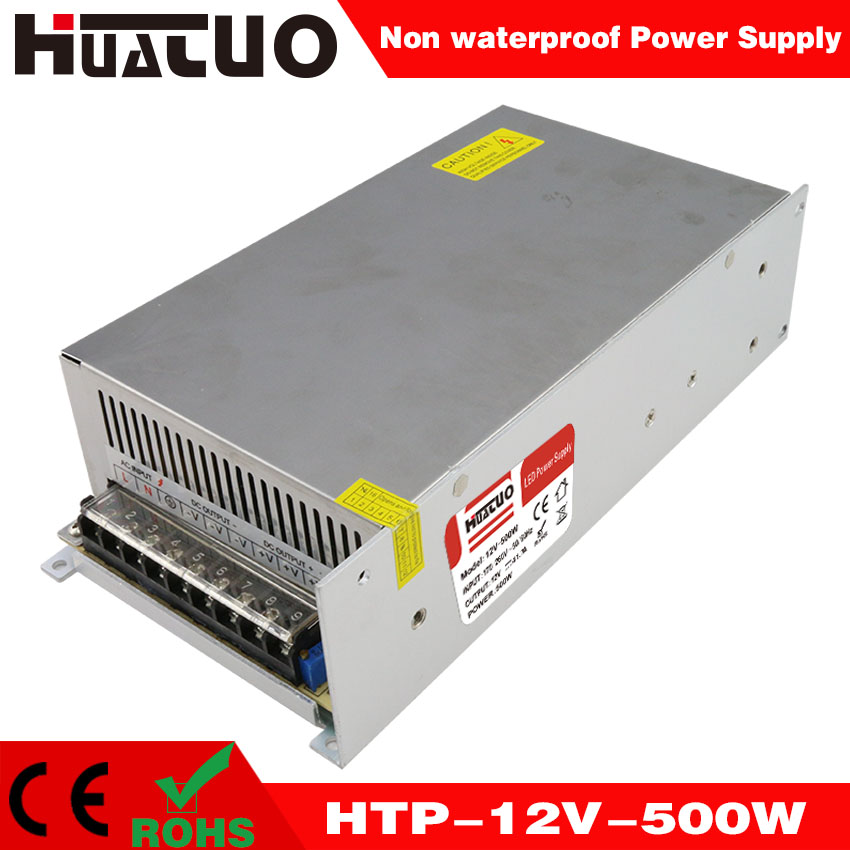 12V-500W constant voltage non waterproof LED power supply