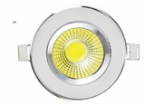 led downlight genuine aluminum material cob downlight with high quality led bulb 3w 7w recessed