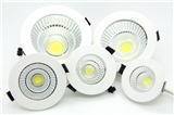 LED Recessed Downlight 5W 7W 9W 12W 15W18W COB Chip LED Ceiling SpotLight White Warm white