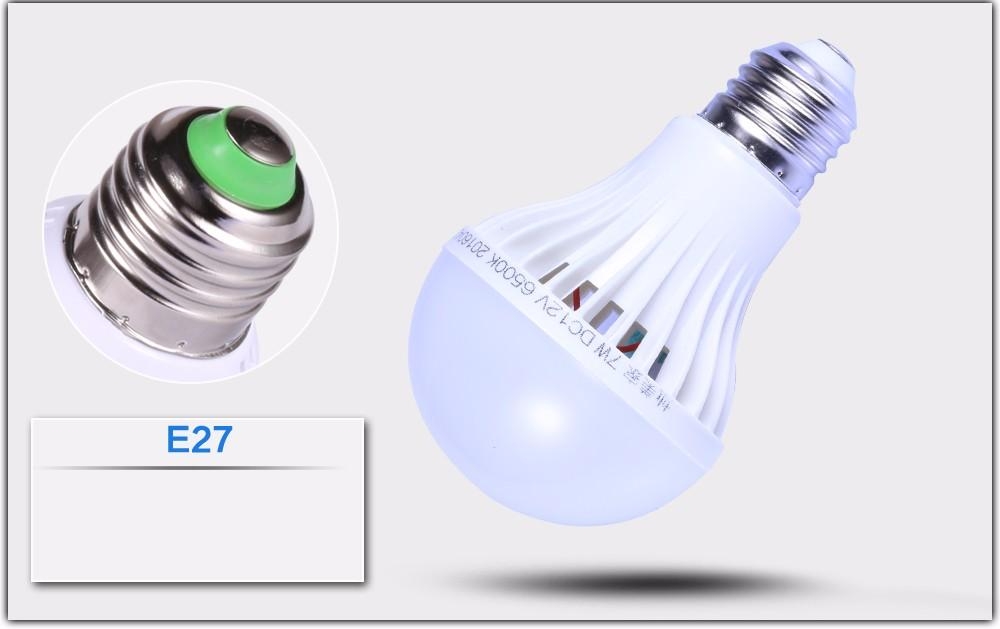 E27 Energy Saving LED Bulb Lights DC 12V E27 LED Lamp 3W 5W 9W 12W 15W Lamparas LED Light Bulbs